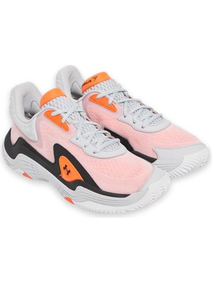 Under Armour 3028461 Ua Spawn 7 Basketbol Pembe Erkek Spor Ayakkabı