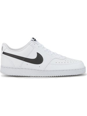 Nike DH2987 Nike Court Vision Low Next Nature Sneaker Beyaz-Siyah Unisex Spor Ayakkabı