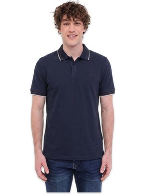 Lumberjack 6m MB Vyn 12BS115 6fx Polo Yaka Lacivert Erkek T-Shirt
