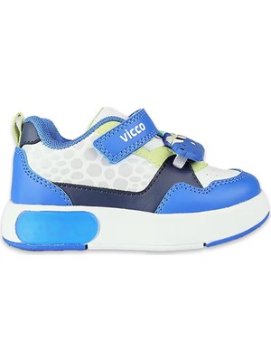 Vicco 346.B26Y.109 Borka Bebe Işıklı Mavi Çocuk Spor Ayakkabı