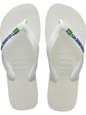Havaianas 4110850 Brasil Logo Parmak Arası Beyaz Unisex Terlik