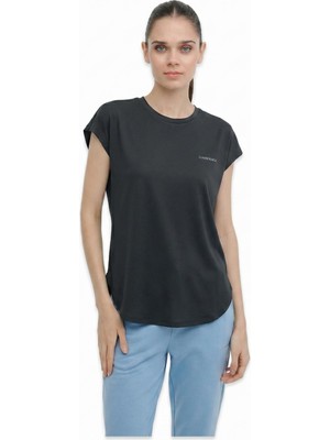 Lumberjack 6m Wb 11AMBER-T 6fx Siyah Kadın T-Shirt