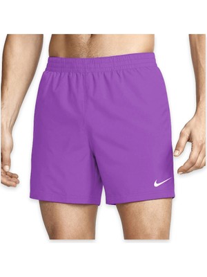 Nike Swim Breaker NESSF560 Solid 5"volley Mor Erkek Şort