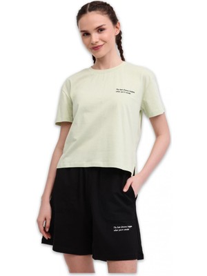 Lumberjack 5m Wl Anna 11 5fx Açık Yeşil Kadın T-Shirt