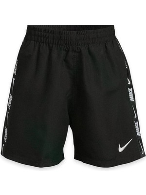 Nike Swim Breaker NESSG813 Asteroid Aop 4" Kids Volley Siyah Unisex Şort