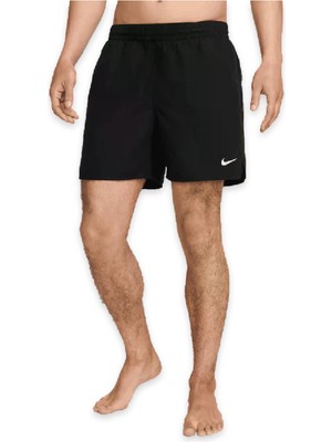 Nike Swim Breaker NESSF560 Solid 5"volley Siyah Erkek Şort