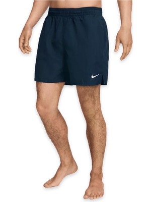 Nike Swim Breaker NESSF560 Solid 5"volley Lacivert Erkek Şort