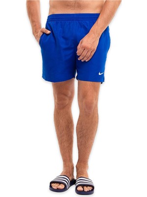 Nike Swim Breaker NESSF560 Solid 5"volley Mavi Erkek Şort