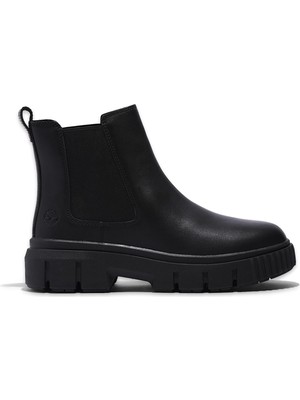 Timberland TB0A5ZCG Greyfield Mid Chelsea Boot Siyah Kadın Bot