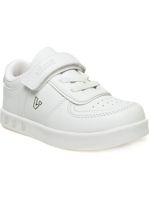 Vicco 313.B21K130 Sam Bebe Işıklı Beyaz-Siyah Çocuk Spor Ayakkabı