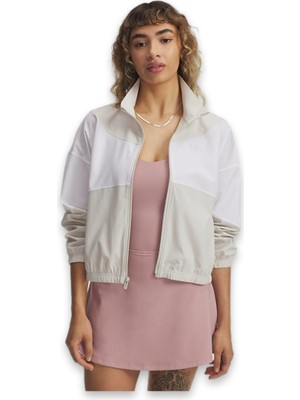 Under Armour 1389631 Ua Rival Woven Jacket Beyaz Kadın Ceket