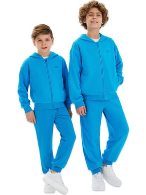 Skechers SK232066 B Lw Fleece Jogger Sweatpant Mavi Erkek Çocuk Eşofman Altı