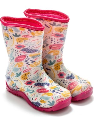 Twigy NN0607 Yağmur Pembe Çocuk Çizme