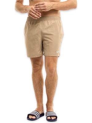 Nike Swim Breaker NESSF560 Solid 5"volley Bej Erkek Şort