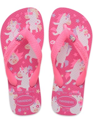 Havaianas 4103405 Kids Fantasy Parmak Arası Pembe Kız Çocuk Terlik