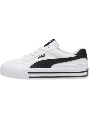 Puma 396353 Court Classic Vulc Fs Sneakers Beyaz-Siyah Unisex Spor Ayakkabı
