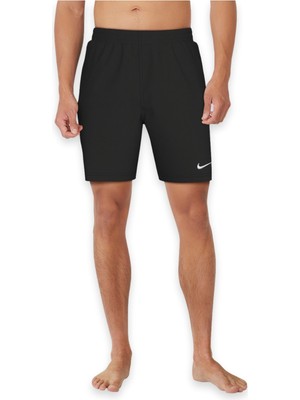 Nike Swim Breaker NESSF559 Solid 7"volley Siyah Erkek Şort