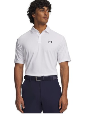 Under Armour 6009799 Ua Matchplay Polo Beyaz Erkek T-Shirt