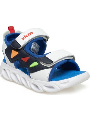 Vicco 321.F24Y204 Filet Phylon Işılklı Mavi Erkek Çocuk Sandalet