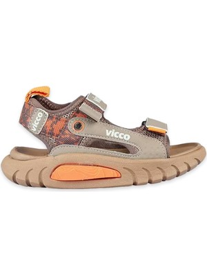Vicco 332.F26Y.179 Konan Filet Kahverengi Erkek Çocuk Sandalet