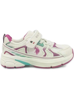U.s. Polo Assn. 6p Sette Jr 6fx Sneakers Beyaz Çocuk Spor Ayakkabı