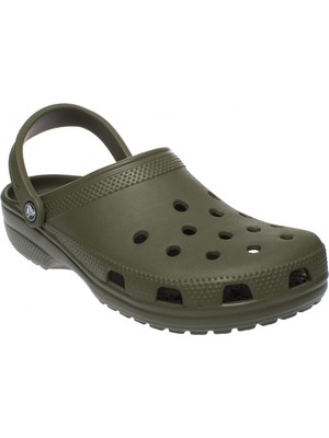 Crocs 10001 Classic Koyu Haki Erkek Terlik