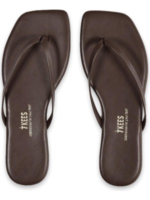 Tkees TK-1014Z Parmak Arası Kare Burun Kamuflaj Kadın Terlik