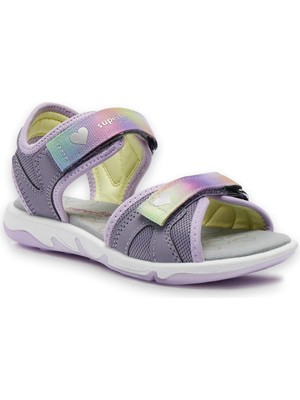 Superfit 009540 Pebbles Günlük Lila Kız Çocuk Sandalet