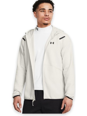 Under Armour Erkek Ceket Uzun Kol Polyester Malzemeden Günlük Kullanım İçin Beyaz Renkli 1389352