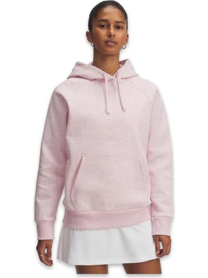 Under Armour 1379500 Ua Rival Fleece Hoodie Sweat Pembe Kadın Sweatshirt