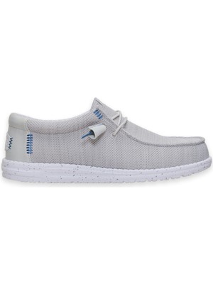 Hey Dude 41898 Wally Stretch Sox Gri Erkek Ayakkabı