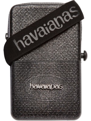 Havaianas 4148233 Havstreet Bag Glitter Golden 998 16X9X4 Çapraz Siyah Unisex Çanta