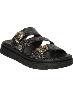 Mammamia D26YT-6050 Günlük Leopar Kadın Terlik