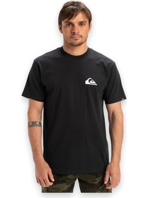 Quiksilver EQYZT08042 Ev Mini Logo Ss Siyah Erkek T-Shirt
