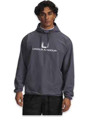 Under Armour 6003864 Ua Unstoppable Wvn Hoodie Gri Erkek Sweatshirt