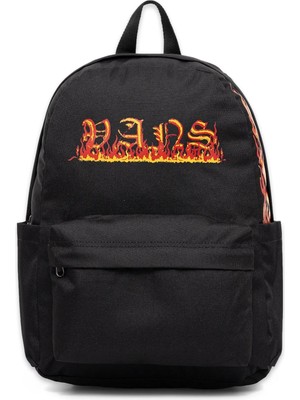 Vans VN000H56 Old Skool Grom Backpack Siyah-Kırmızı Unisex Spor Çanta