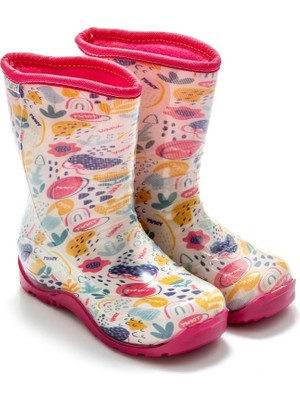 Twigy NN0607 Yağmur Pembe Çocuk Çizme