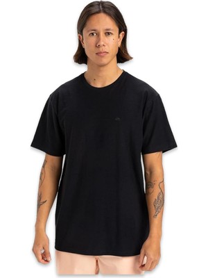 Quiksilver EQYKT04377 Slub Roundneck Siyah Erkek T-Shirt
