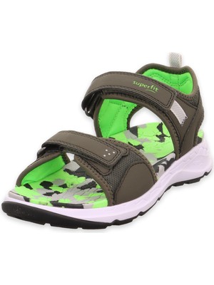 Superfit 000586 Criss Cross Haki Çocuk Sandalet