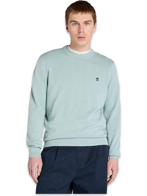 Timberland TB0A2BMM Williams River Cotton Yd Sweater Açık Mavi Erkek Sweatshirt