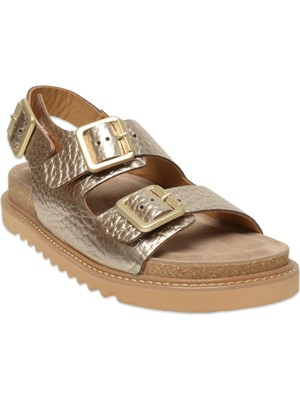 Mammamia D25YS-2630Z Günlük Bronz Kadın Sandalet