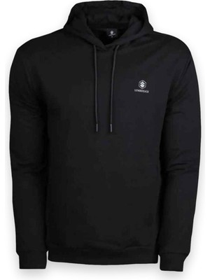 Lumberjack 1011766330 Basic Hoodie Sweat Siyah Erkek Sweatshirt