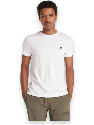 Timberland TB0A2BPR Dunstan River Sleeve Tee Beyaz Erkek T-Shirt