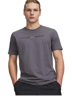 Under Armour 6009248 Ua M Blur Wm Ss Füme Erkek T-Shirt
