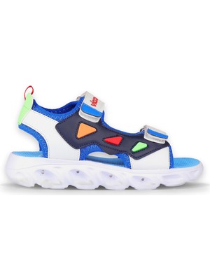 Vicco 321.B24Y204 Hilda Bebe Işılklı Mavi Erkek Çocuk Sandalet