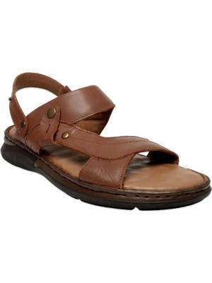 Forelli 40507 Ural Deri & Taba Erkek Sandalet