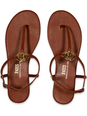 Tkees TK-8021 Tokali Taba Kadın Sandalet