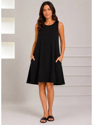Rouge Basic Ayrobin Kolsuz Salaş Mini Elbise