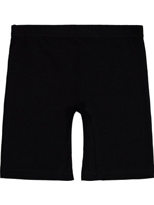 Civil Girls Classic Long 2-10 Yaş Boxer - Siyah