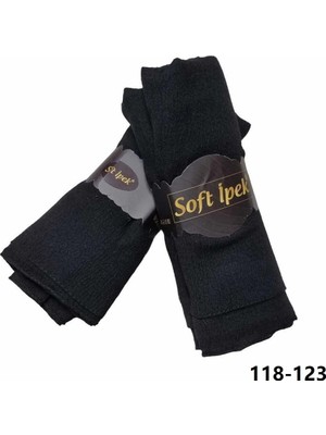 Soft İpek Soft Ipek Mio Caz Pamuk Şal (Siyah) 118-123